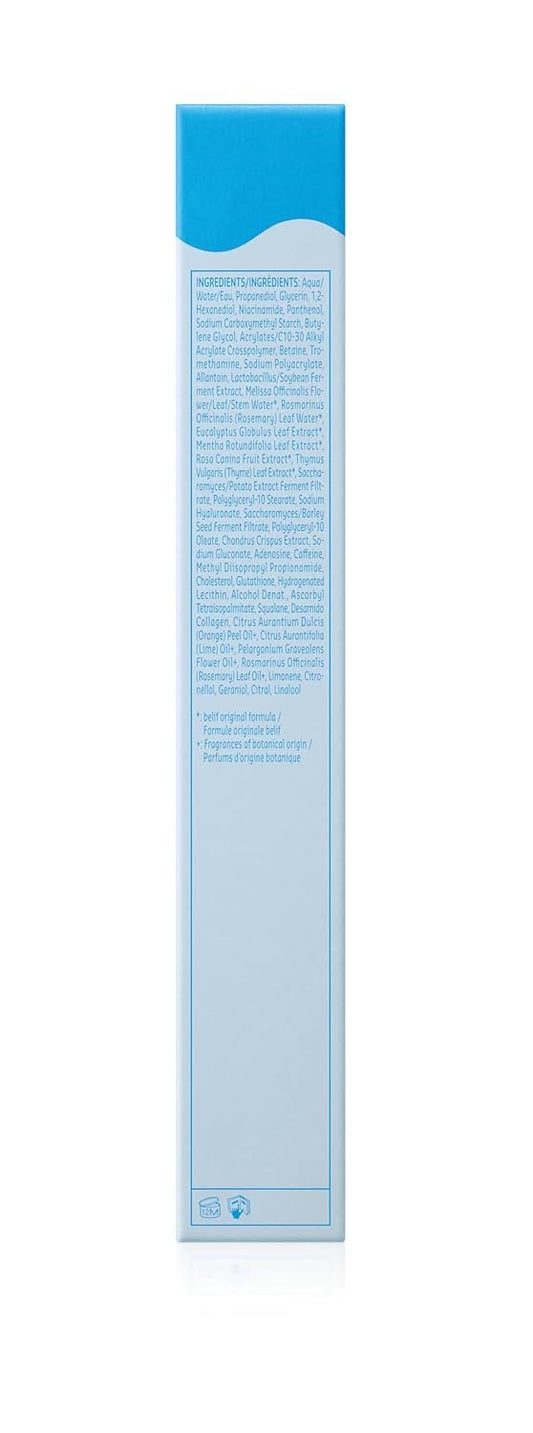 belif Aqua Bomb Cooling Eye Gel - Caffeine & Hyaluronic Acid for Puffiness & Hydration, Niacinamide & Vitamin C for Dark Circles, Adenosine & Collagen for Plumping & Firming, Korean Skin Care