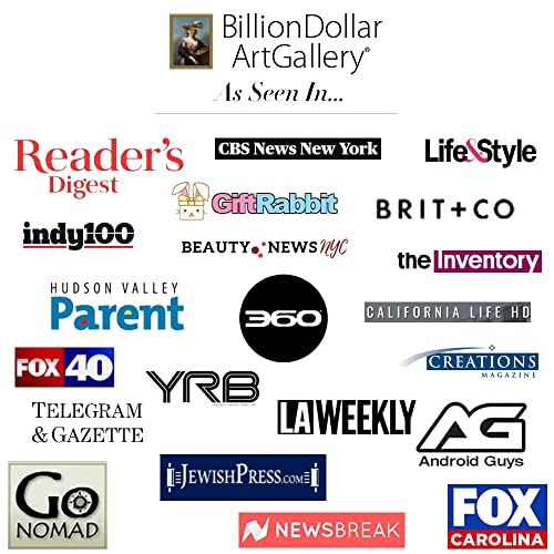 BillionDollarArtGallery® Transform your TV Into Wall Art | Display 500 Of The World's Most Iconic Paintings | Art TV | Unique Gift | Home Décor | Living Room Decor | Wall Art